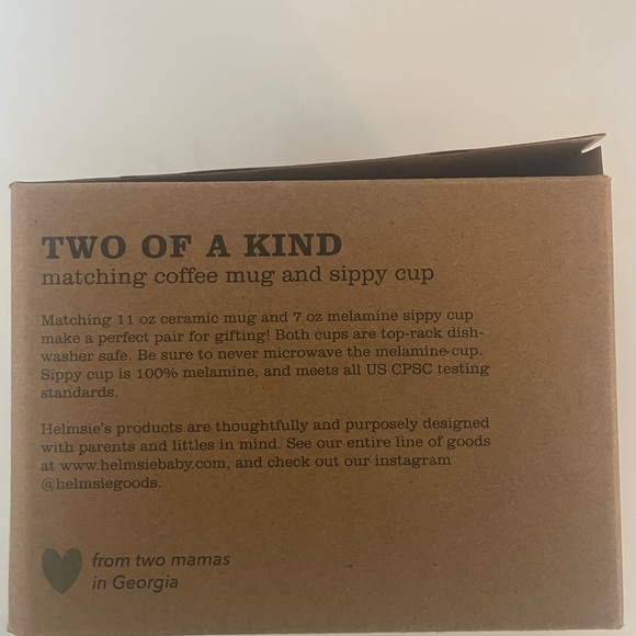 Two of a Kind Green Mug and Sippy Cup Set - Picture 3 of 4